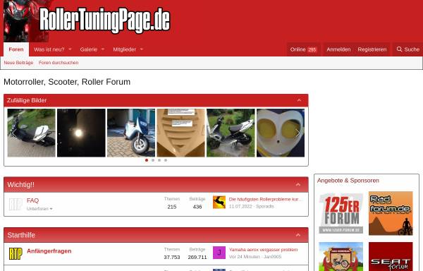 Vorschau von www.rollertuningpage.de, Rollertuningpage.de