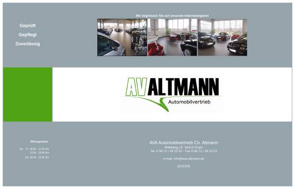 Vorschau von www.autogalerie-altmann.de, Autogalerie A. Altmann GmbH
