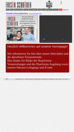 Vorschau der mobilen Webseite www.frisoer-schroeder.de, Friseur Schröder
