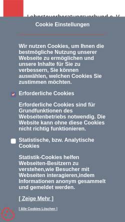 Vorschau der mobilen Webseite www.lohnsteuerhilfe-neumarkt.de, Lohnsteuerberatungsverbund e.V.
