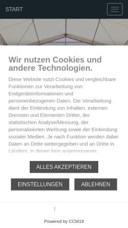 Vorschau der mobilen Webseite www.schertel-pa.de, Schertel PA Beschallungstechnik