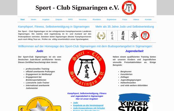 Vorschau von www.scsig.de, Sport-Club Sigmaringen e.V.
