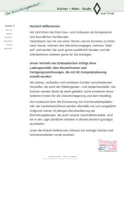 Vorschau der mobilen Webseite www.axel-trinkl-kuechen.de, Axel Trinkl Küchen