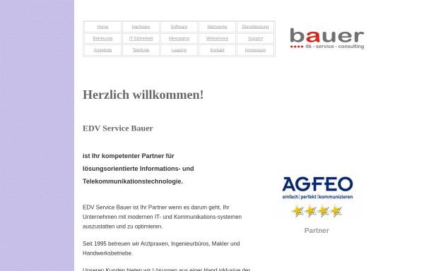 Vorschau von www.bauer-edv.de, EDV-Service - Wolfgang Bauer