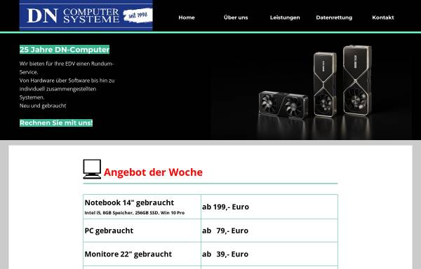 Vorschau von www.dn-computer.de, DN-Computersysteme