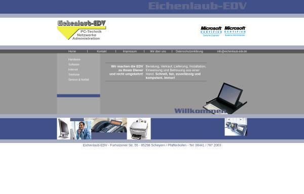 Vorschau von www.eichenlaub-edv.de, Eichenlaub-EDV