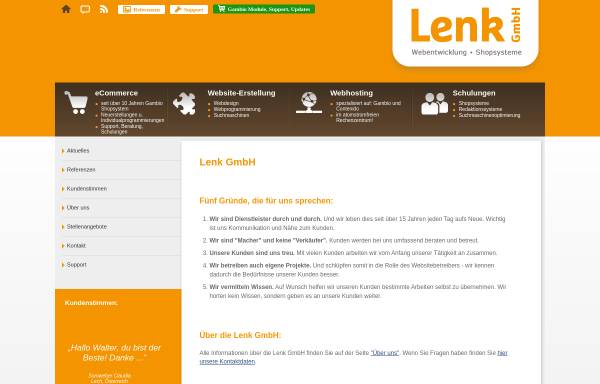 Vorschau von www.lenk-webservice.de, Lenk-Webservice