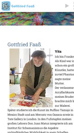 Vorschau der mobilen Webseite www.gfaass.de, Gottfried Faaß EDV Service