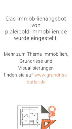Vorschau der mobilen Webseite www.pialeipold-immobilien.de, Pia Leipold Immobilien Haibach
