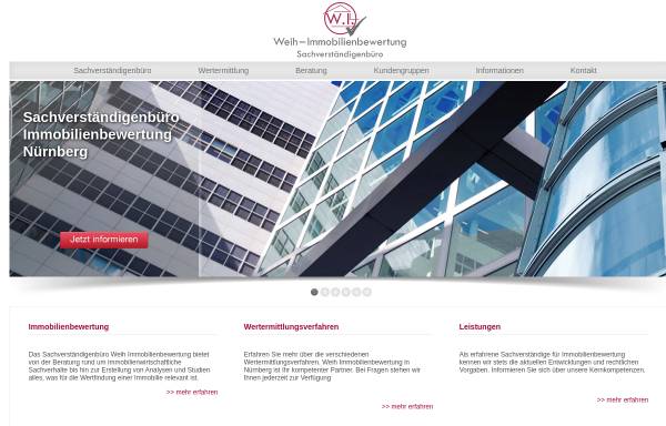 Vorschau von www.weih-immobilienbewertung.de, Axel Weih