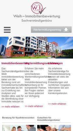 Vorschau der mobilen Webseite www.weih-immobilienbewertung.de, Axel Weih