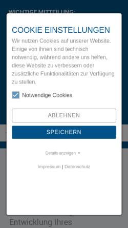 Vorschau der mobilen Webseite www.hemrich-hausverwaltung.de, Hausverwaltung Hemrich KG