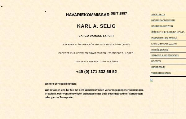 Vorschau von www.havarie-buero.de, Karl Selig & Co