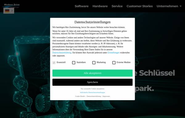 Vorschau von moderndrive.de, Modern Drive Technology GmbH