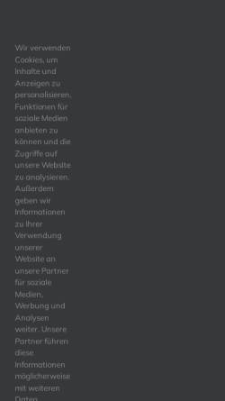 Vorschau der mobilen Webseite www.havellandhalle.de, Havellandhalle - Freizeitsport - GmbH & Co. KG