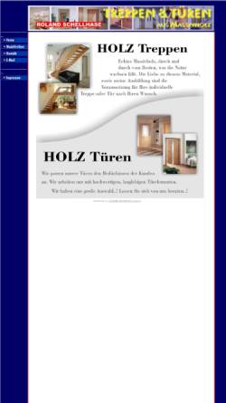 Vorschau der mobilen Webseite www.treppen-schellhase.de, Roland Schellhase