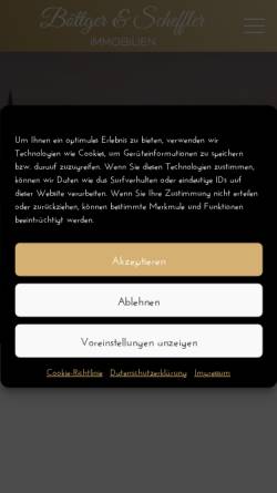 Vorschau der mobilen Webseite www.boettger-scheffler-immo.de, Böttger & Scheffler Immobilien