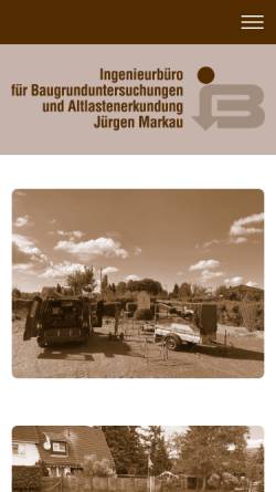Vorschau der mobilen Webseite www.ib-markau.de, Gutachter J.Markau