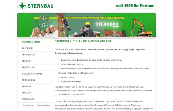 Vorschau von www.sternbau.de, Sternbau GmbH
