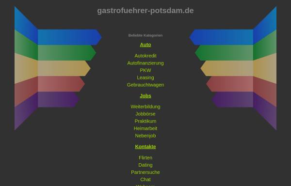 Vorschau von www.gastrofuehrer-potsdam.de, Gastronomieführer Potsdam