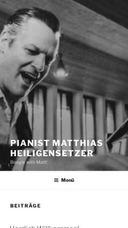 Vorschau der mobilen Webseite mh-piano.de, Heiligensetzer, Matthias