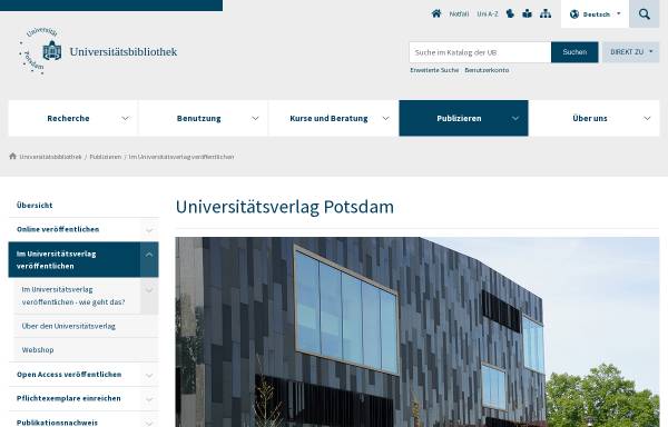 Universitätsverlag Potsdam
