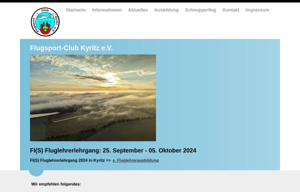 Vorschau von fckyritz.azurewebsites.net, Flugsport-Club Kyritz e.V.