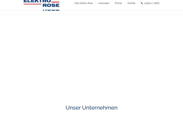 Vorschau von elektro-rose.de, Elektro - Rose