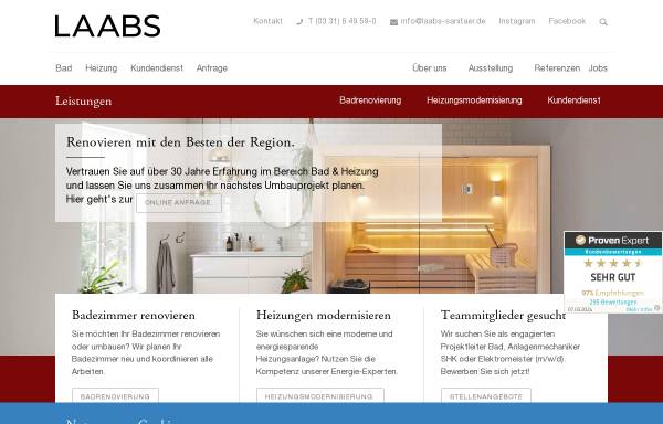 Vorschau von laabs-sanitaer.de, Laabs GmbH