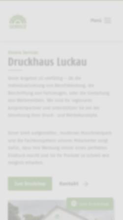 Vorschau der mobilen Webseite www.druckhaus-terno.de, Druckhaus Terno