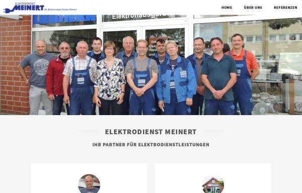 Vorschau von www.elektrodienst-meinert.de, Elektrodienst Meinert