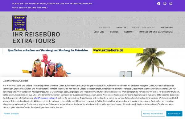 Vorschau von www.extra-tours.de, Extra-Tours