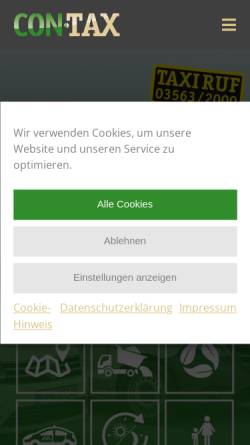 Vorschau der mobilen Webseite www.con-tax-gmbh.de, Con-Tax GmbH