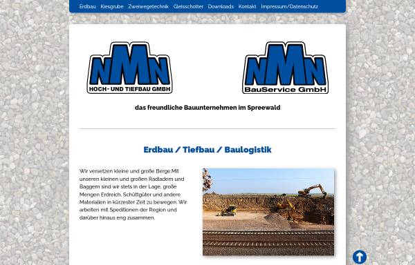Vorschau von www.nmn-gmbh.de, NMN Hoch- und Tiefbau GmbH