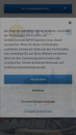 Vorschau der mobilen Webseite www.wassersport-werder.de, Wassersportfachgeschäft G.Krüger & M.Till GbR