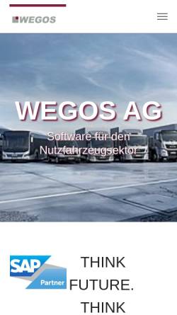 Vorschau der mobilen Webseite wegos.logocom-group.com, WEGOS Systemhaus für Softwaretechnologie