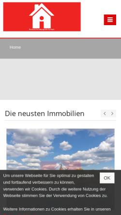 Vorschau der mobilen Webseite www.scheunhornweg.de, Wohnen am Wasser