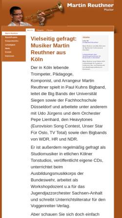 Vorschau der mobilen Webseite www.xn--trompetenlehrer-kln-66b.de, Reuthner, Martin