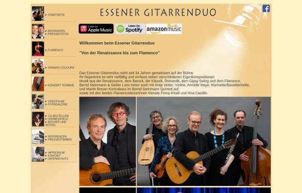Vorschau von www.essenergitarrenduo.de, Essener Gitarrenduo