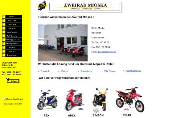 Vorschau von www.mioska.de, Zweirad Mioska