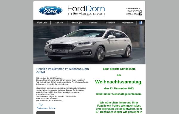 Vorschau von www.ford-dorn.de, Auto Dorn Gerhard Feissel GmbH
