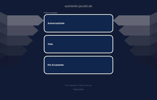 Vorschau von www.autoteile-jacobi.de, Autoteile Jacobi, Inhaber Dirk Jacobi
