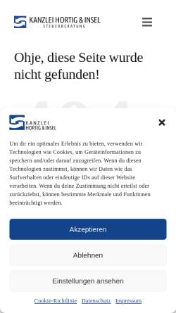Vorschau der mobilen Webseite sozietaet-schaefer.de, Sozietät J. Schäfer und Partner