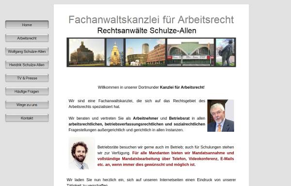 Vorschau von www.schulze-allen.de, Wolfgang Schulze-Allen