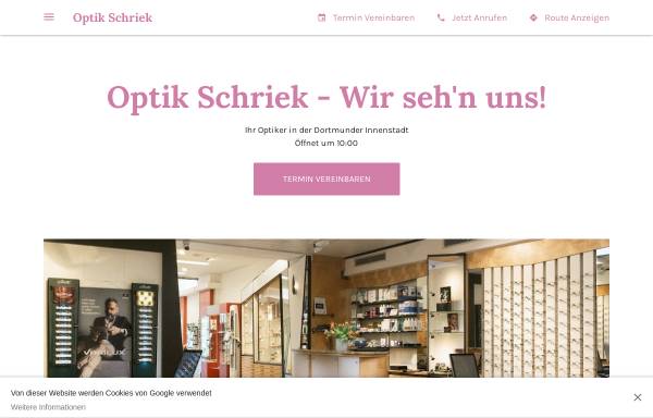 Vorschau von optikschriek.business.site, Optik Schriek