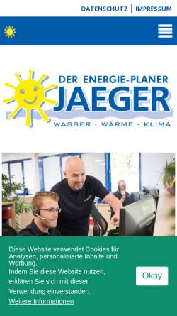 Vorschau der mobilen Webseite jaeger-bonn.de, Jaeger GmbH
