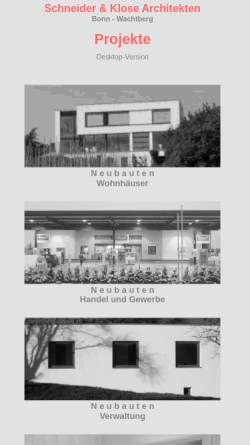 Schneider & Klose Architekten BDB/BDA