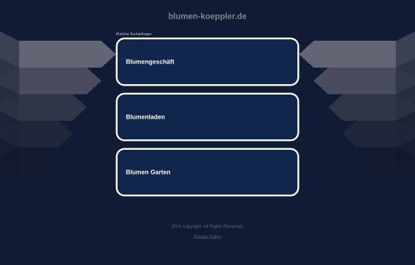 Vorschau von www.blumen-koeppler.de, Blumen Köppler