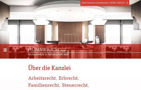 Vorschau von www.huemmerich-legal.de, Hümmerich legal Rechtsanwälte in Partnerschaft