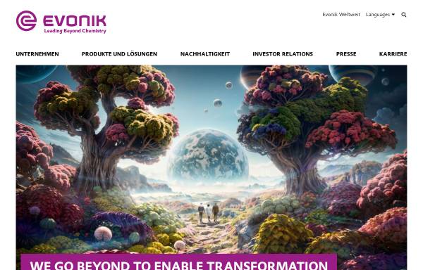 Vorschau von corporate.evonik.com, Evonik Industries AG